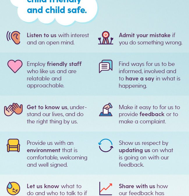 Trust is a Must Poster – What Does it Take to Be Child Friendly and Child Safe?